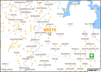 map of Bānth