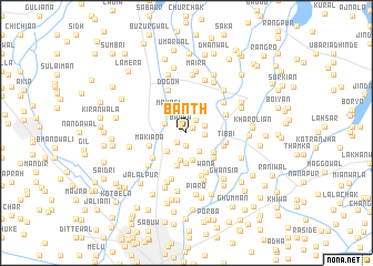 map of Bānth