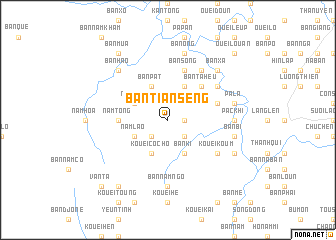 map of Bản Tian Seng