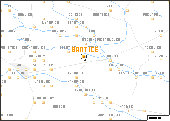 map of Bantice