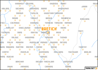map of Bản Tich