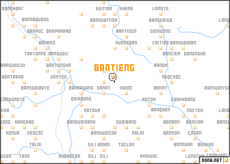 map of Bản Tieng