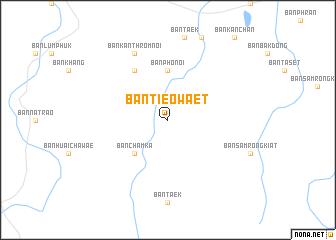 map of Ban Tieowaet