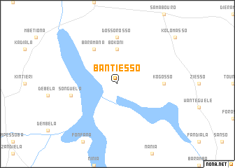 map of Bantièsso