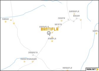 map of Bantifla