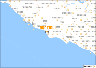 map of Bantigui