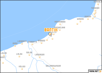 map of Bantik