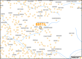 map of Bantil