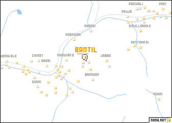 map of Bantil