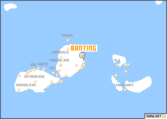 map of Banting