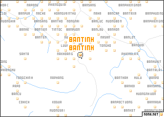 map of Bản Tình