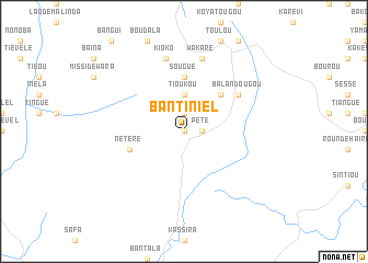 map of Bantiniel