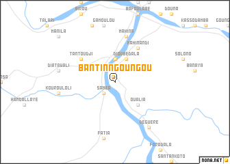 map of Bantinngoungou
