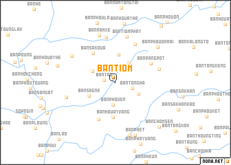 map of Ban Tiom