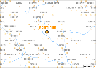 map of Bản Tioun