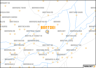 map of Ban Toei