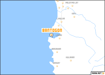 map of Bantogon