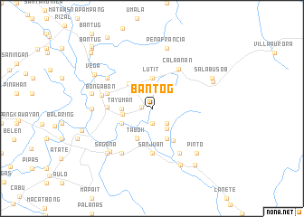 map of Bantog