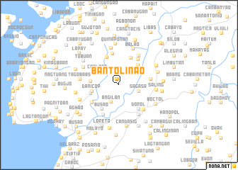 map of Bantolinao