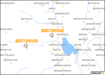 map of Ban Tom Nua