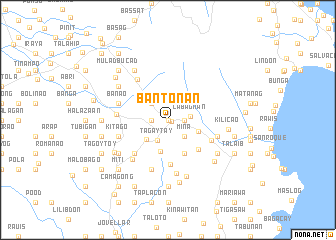 map of Bantonan