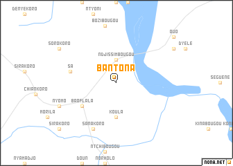 map of Bantona