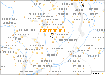 map of Ban Ton Chok