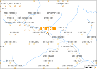 map of Bản Tone