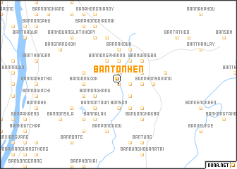 map of Ban Tônhèn