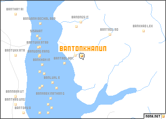 map of Ban Ton Khanun