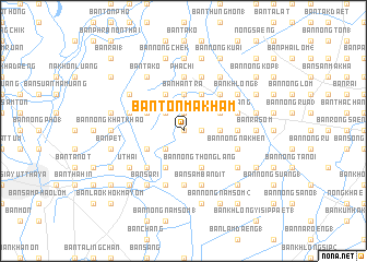 map of Ban Ton Makham