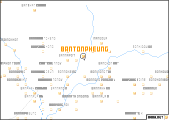 map of Ban Tônpheung