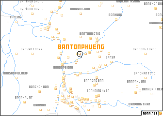 map of Ban Ton Phueng
