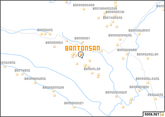 map of Ban Tônsan