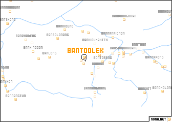 map of Ban Toolèk