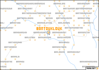 map of Ban Touk-Louk