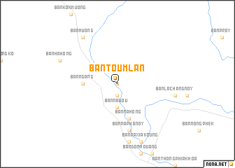 map of Ban Toumlan