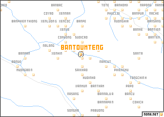 map of Bản Toum Teng