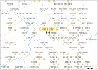 map of Bản Toung