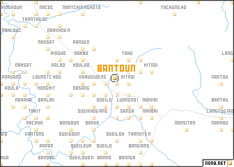 map of Bản Toun