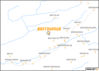 map of Ban Toup-Nua