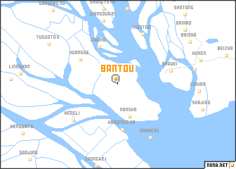 map of Bantou