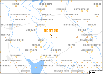 map of Bāntra