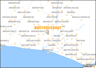 map of Ban Trok Samut