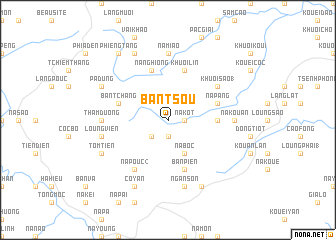 map of Bản Tsou