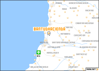 map of Bantud Hacienda