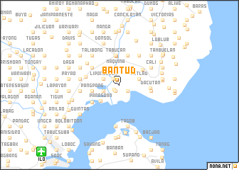 map of Bantud