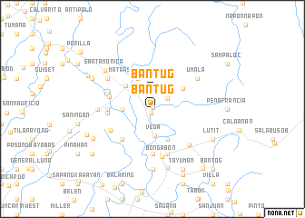 map of Bantug