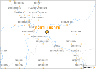 map of Ban Tul Ma Dek