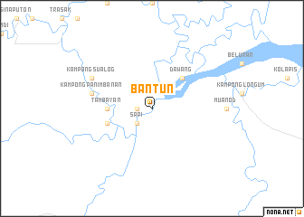 map of Bantun